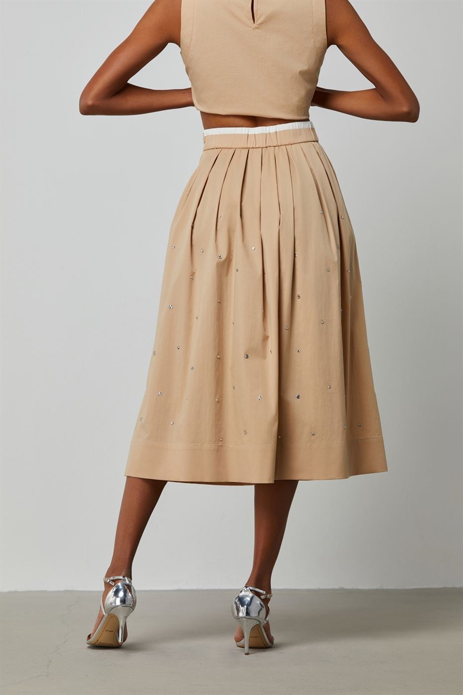Embellished Details Skirt - Femi9 EG
