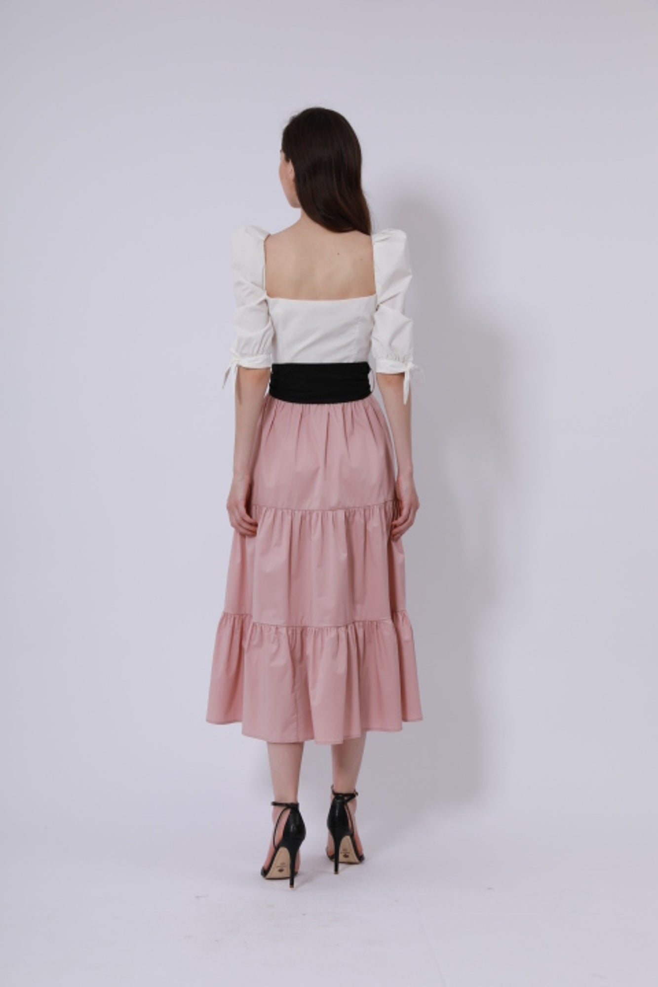 Puffed Sleeve Crop Top - Femi9 EG