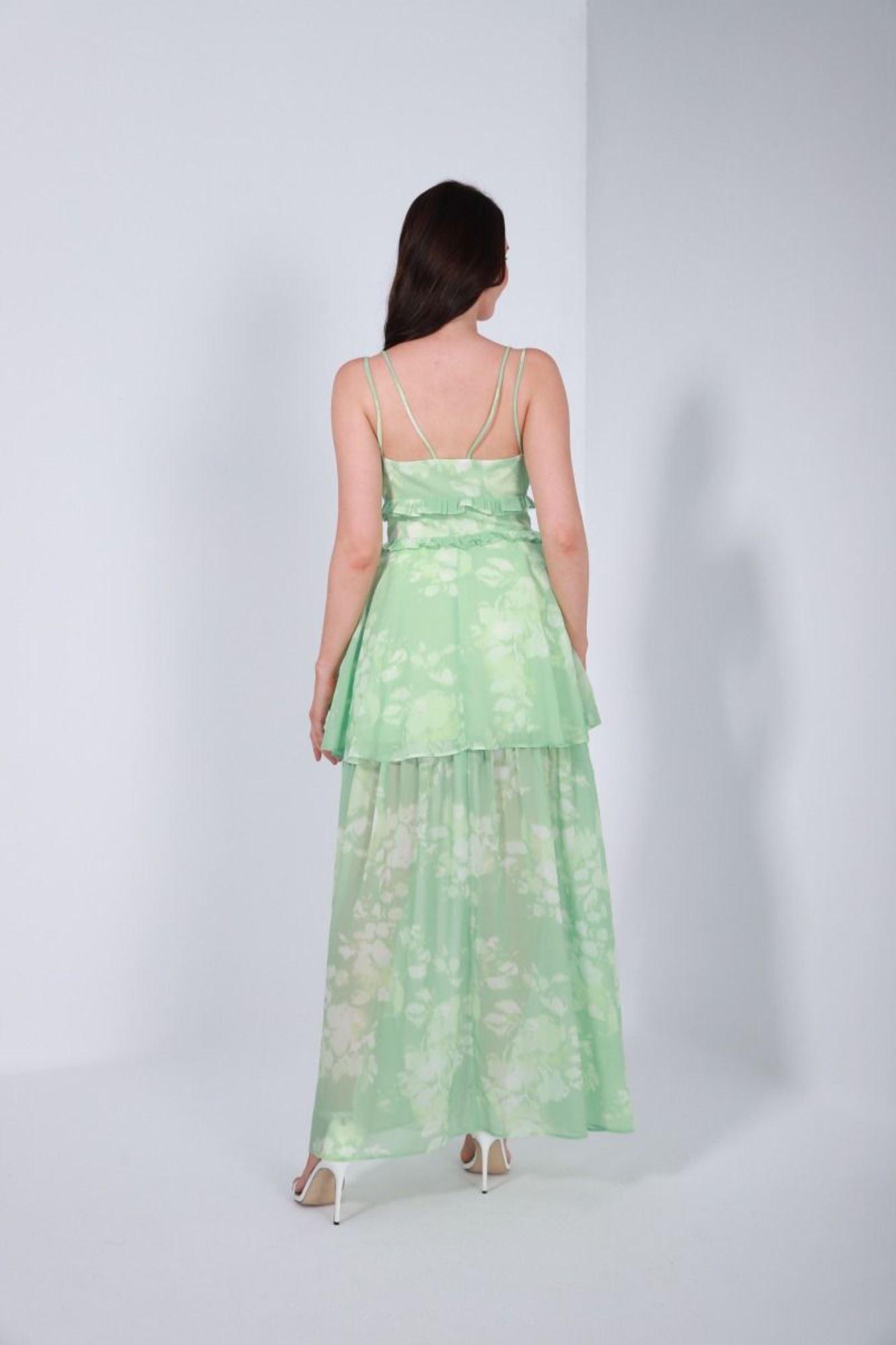Double Strap Chiffon Dress - Femi9 EG