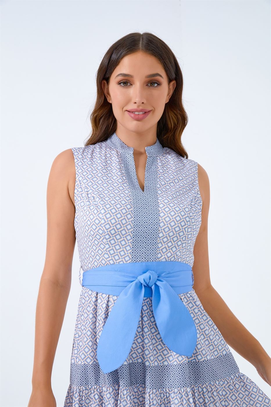 Mix Print Dress - Femi9 EG