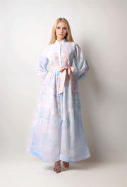 Pink Belted Dress - Femi9 EG