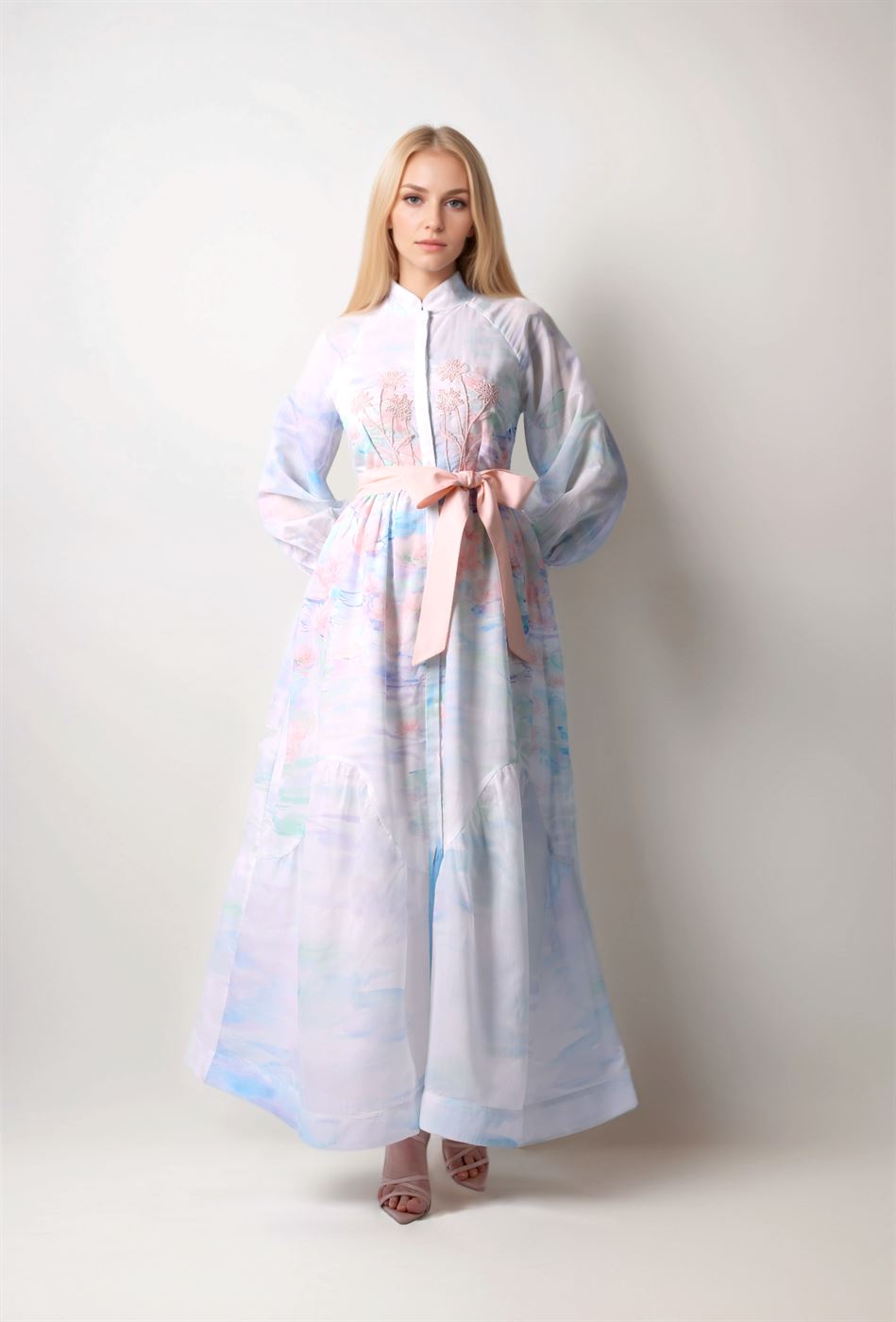 Pink Belted Dress - Femi9 EG