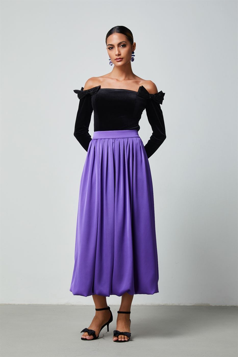 Soft Pleats Skirt - Femi9 EG