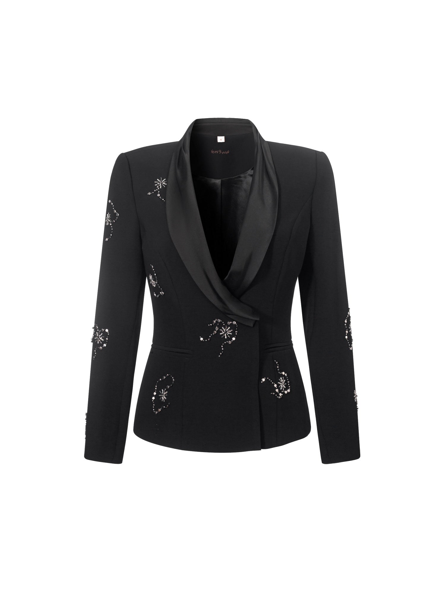 Sequin Embellishments Jacket - Femi9 EG