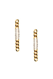 Earring With Gold-Silver Tone - Femi9 EG
