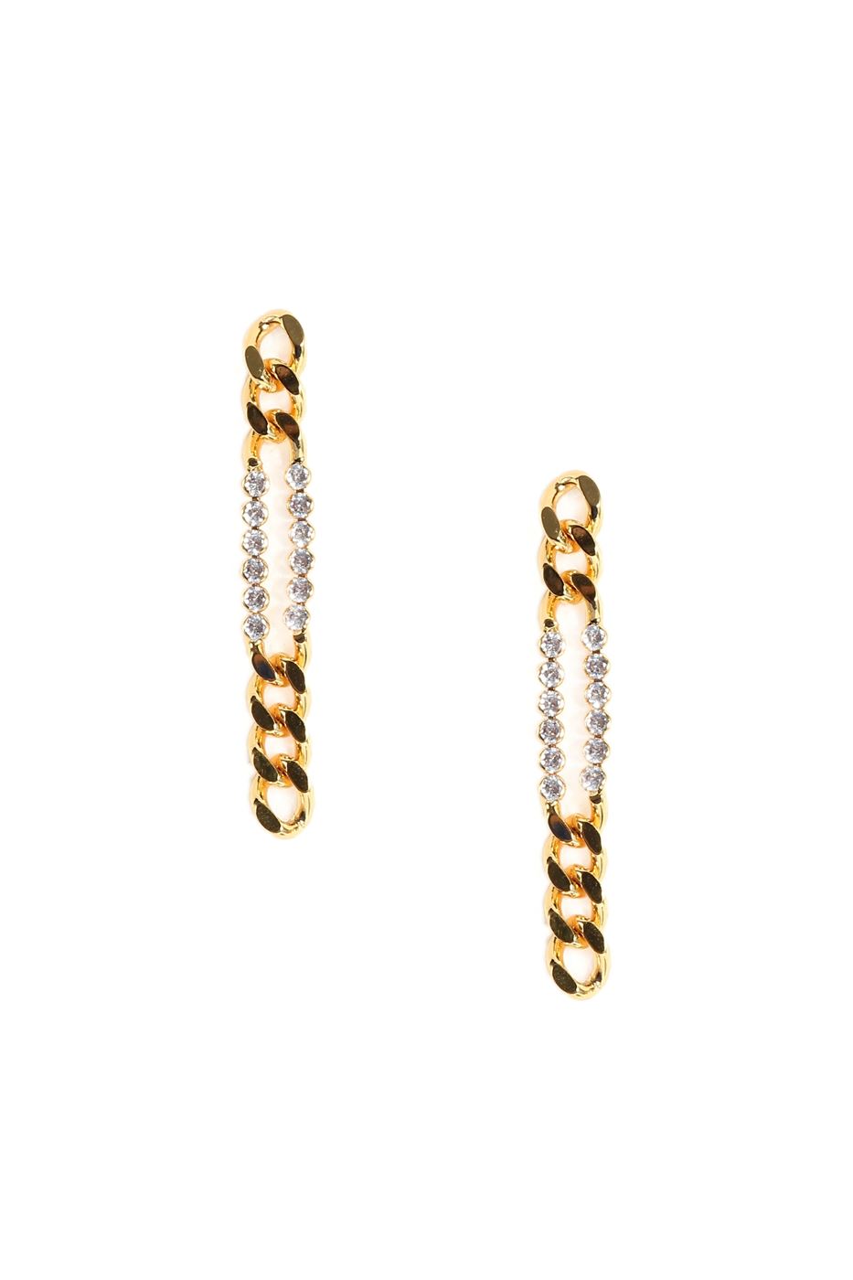 Earring With Gold-Silver Tone - Femi9 EG