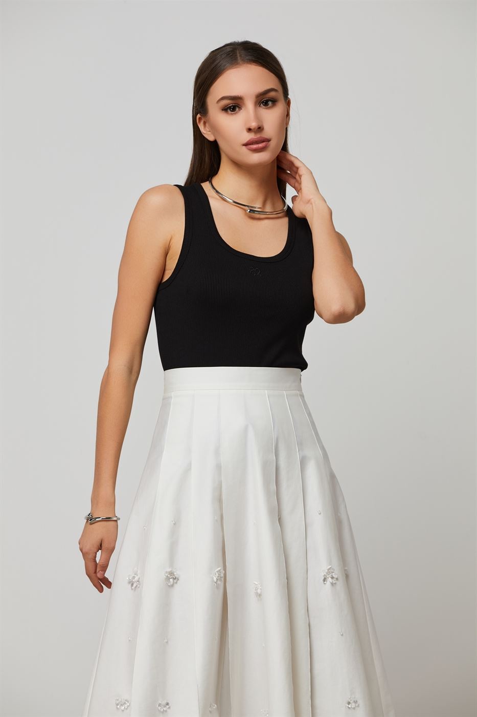 Top With Embroidery Logo - Femi9 EG