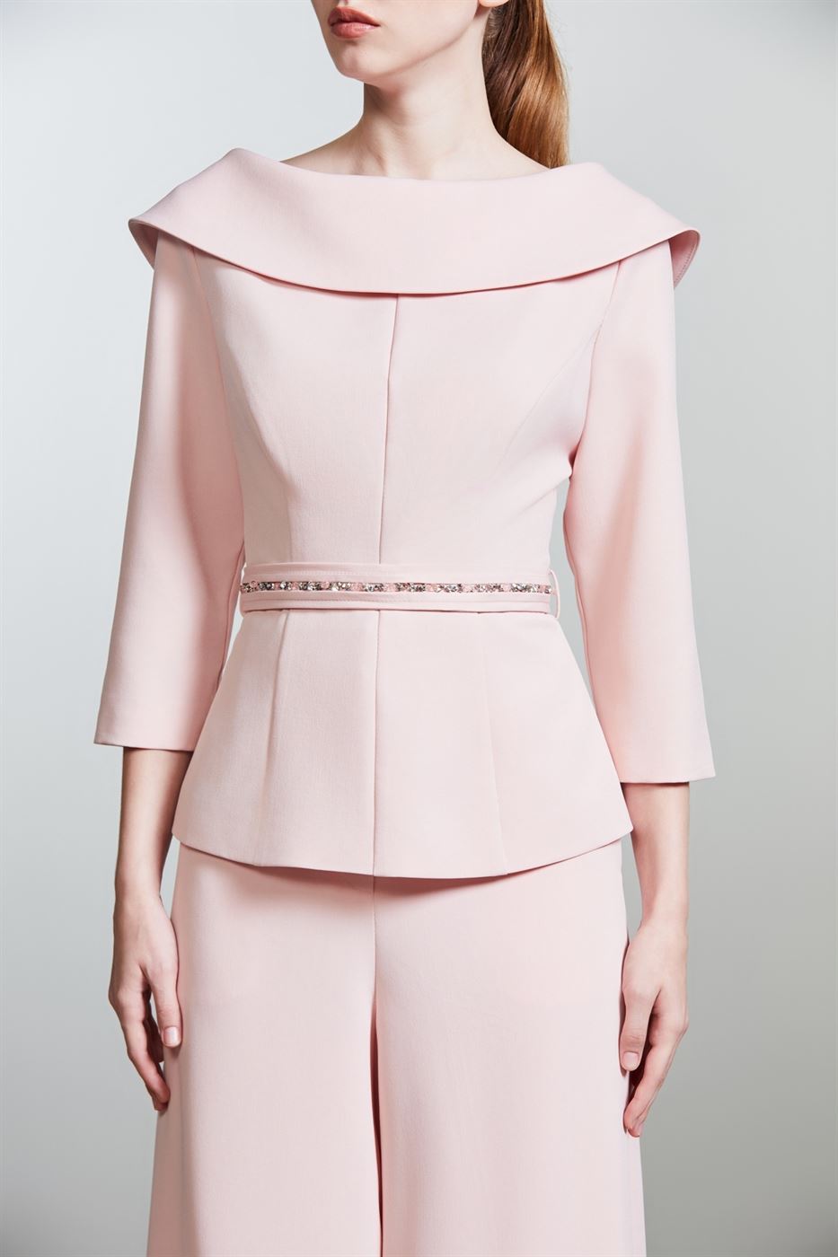 Embellished Belt Top - Femi9 EG