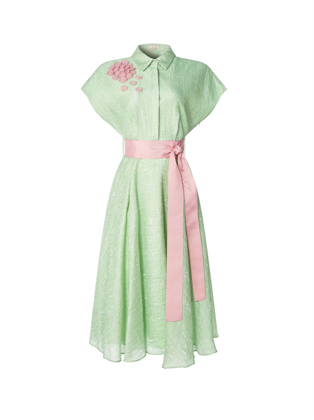 Midi Short Sleeves Dress - Femi9 EG