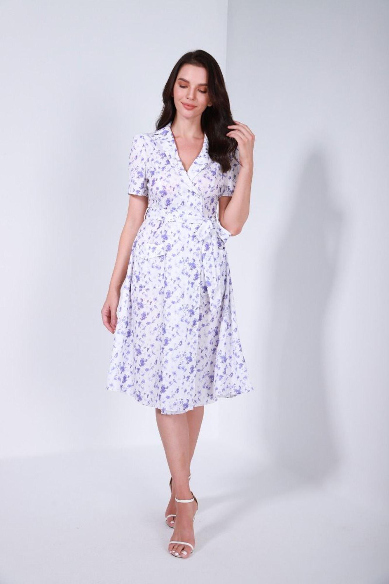 Floral Wrap Dress - Femi9 EG