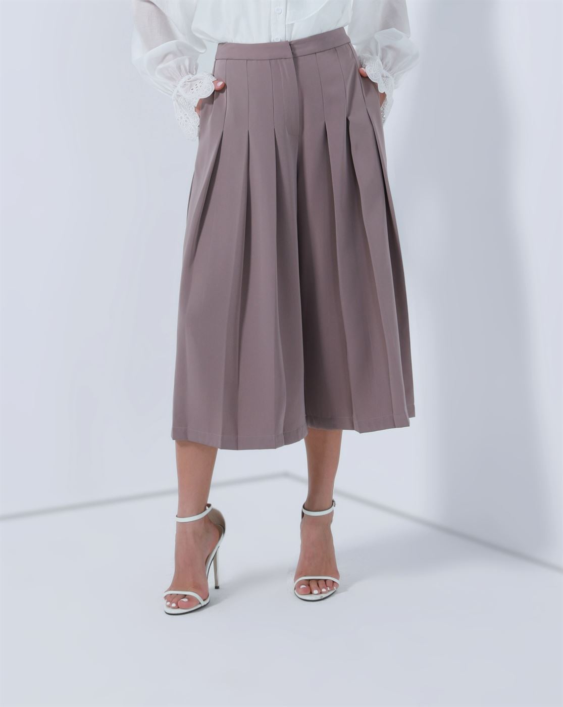 High Waist Band Pants - Femi9 EG