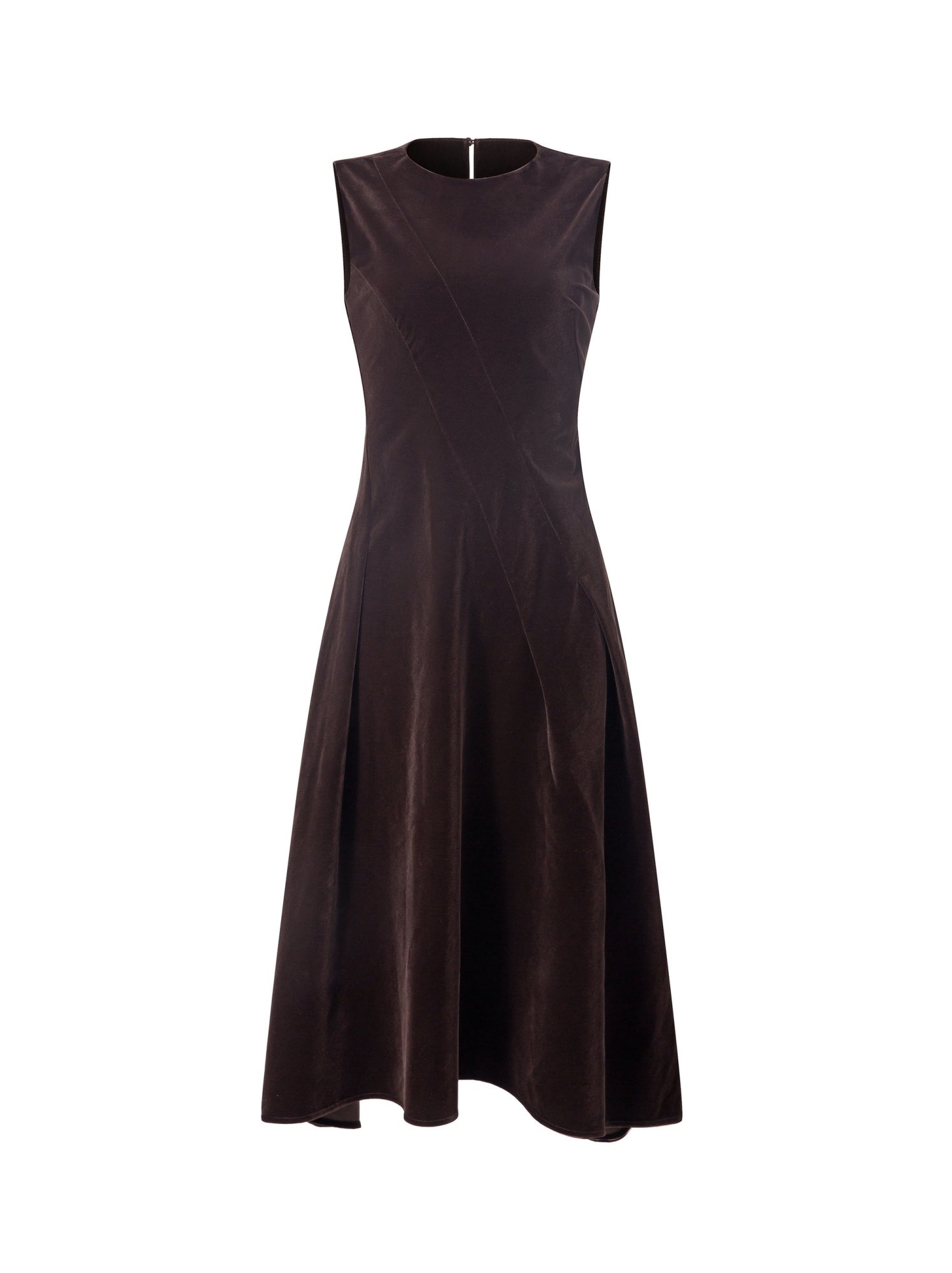Fit And Flare Velvet Dress - Femi9 EG