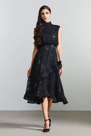 Ruffle Detailed Dress - Femi9 EG