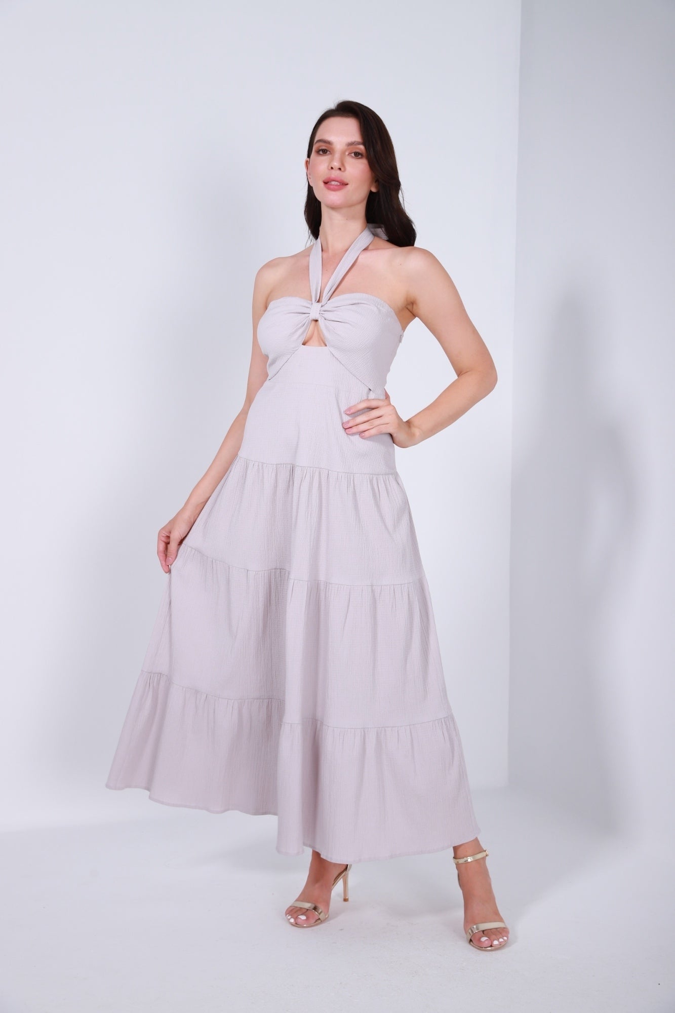 Cut Out Maxi Dress - Femi9 EG