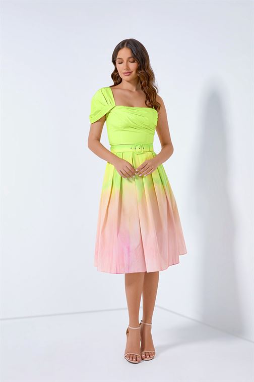Rainbow Print Skirt - Femi9 EG