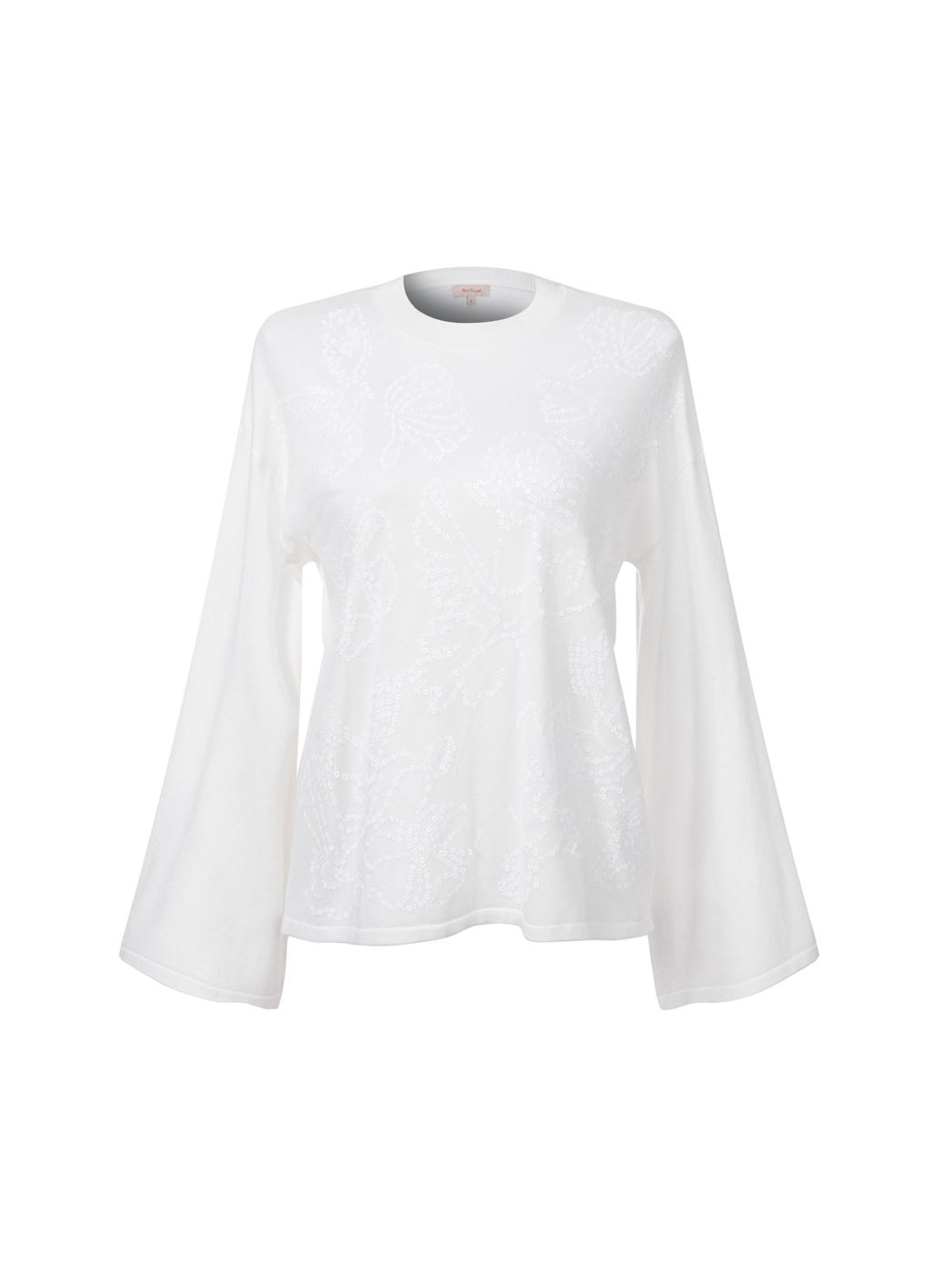 Sequin Embellishment Pullover - Femi9 EG