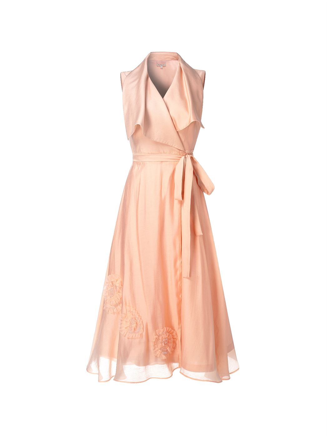 Peach Wrap Dress - Femi9 EG