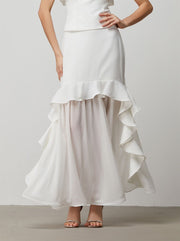 Ruffles Details Skirt - Femi9 EG