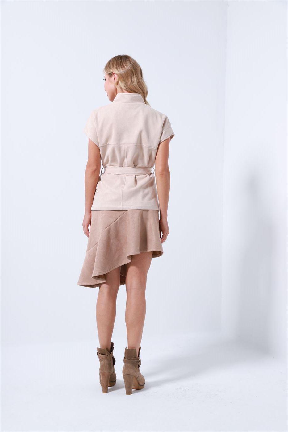 Asymmetrical Hem Skirt - Femi9 EG