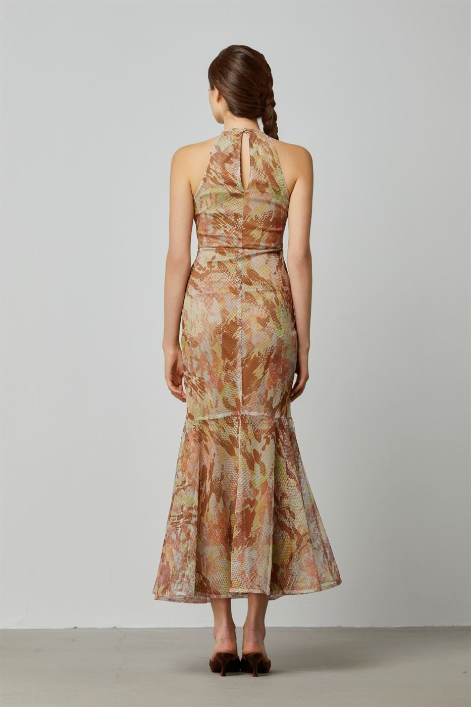 Printed Maxi Dress - Femi9 EG