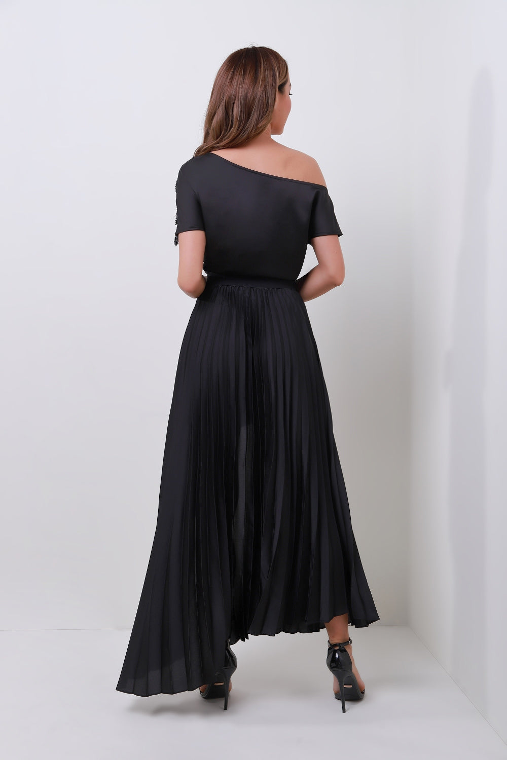 One Shoulder Sequin Top - Femi9 EG