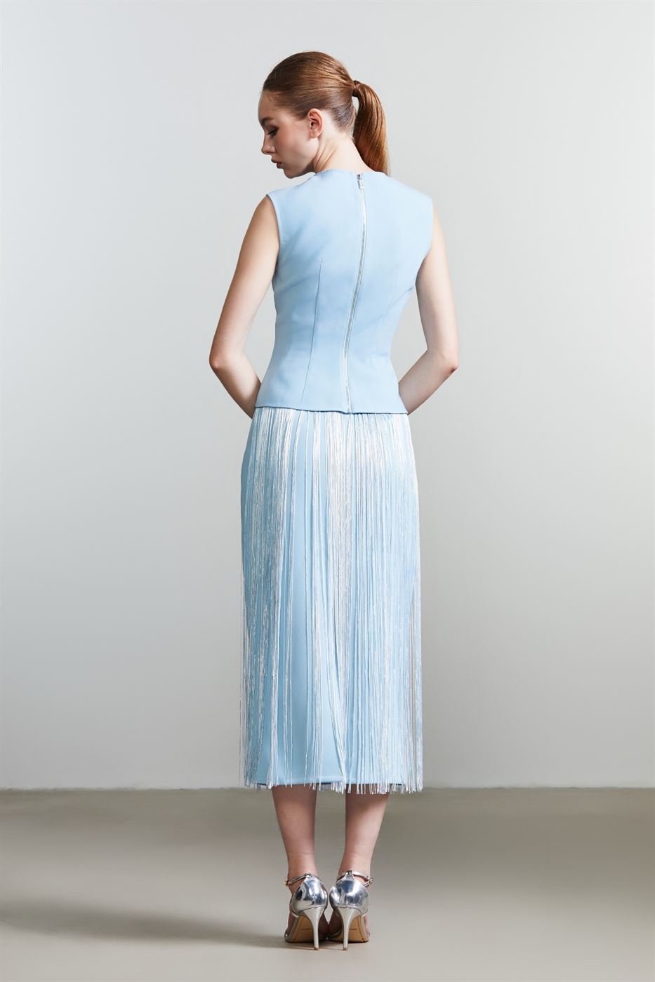 Fringe Pencil Skirt - Femi9 EG