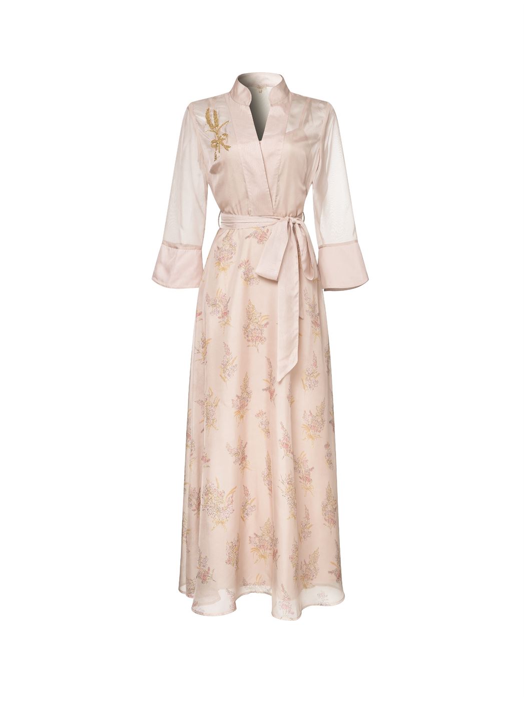 Embellished Printed Dress - Femi9 EG