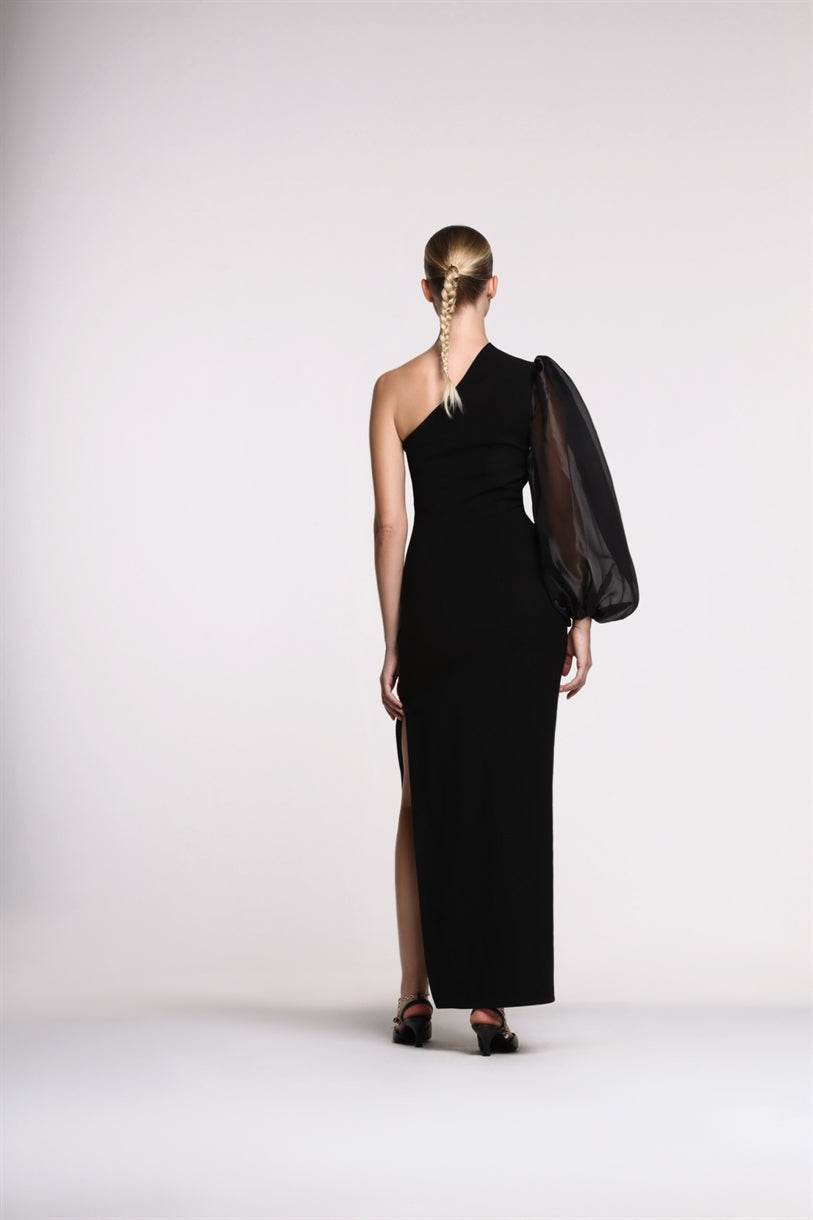 Single Shoulder Maxi Dress - Femi9 EG