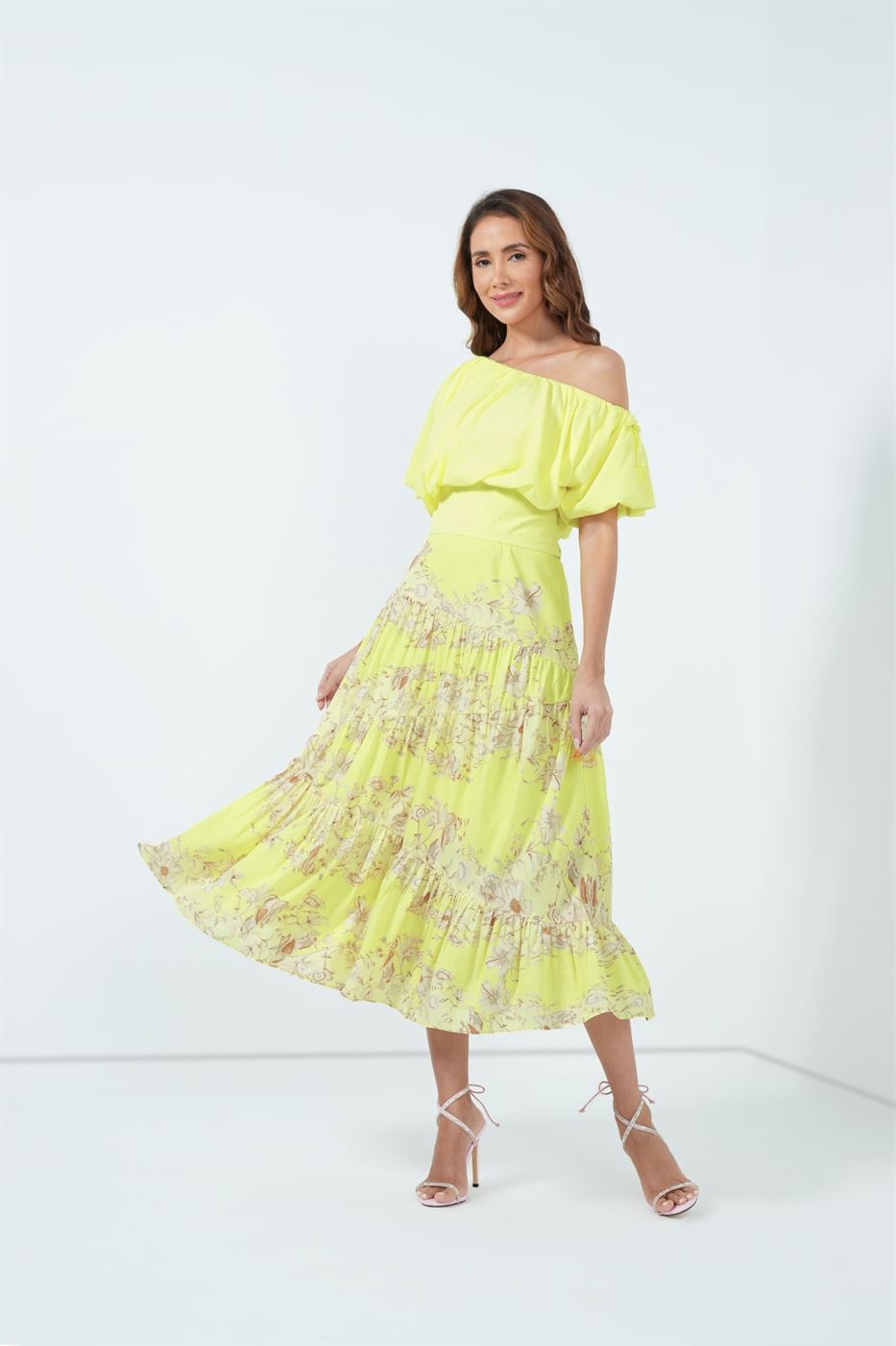 Placement Printed Skirt - Femi9 EG