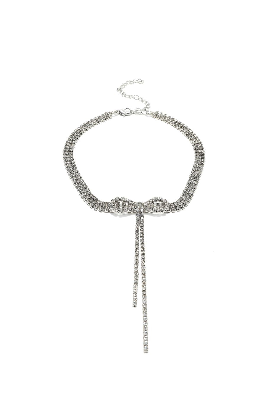 Choker With Silver Tone - Femi9 EG