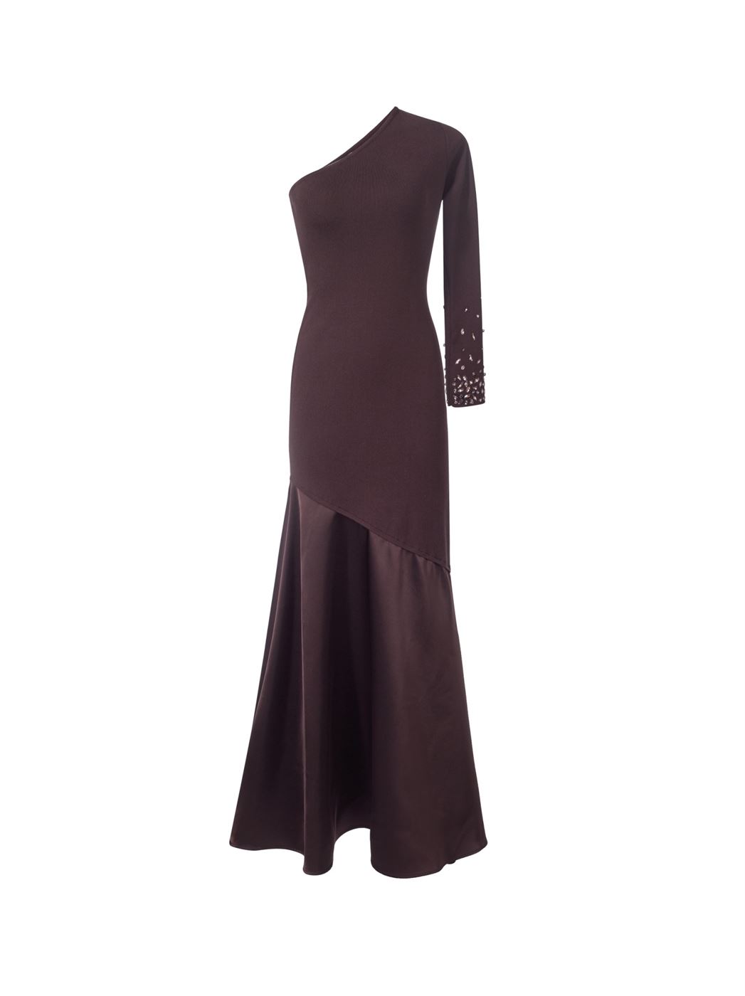 Single Shoulder Knit  Dress - Femi9 EG