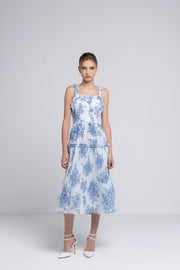 Printed Midi Dress - Femi9 EG