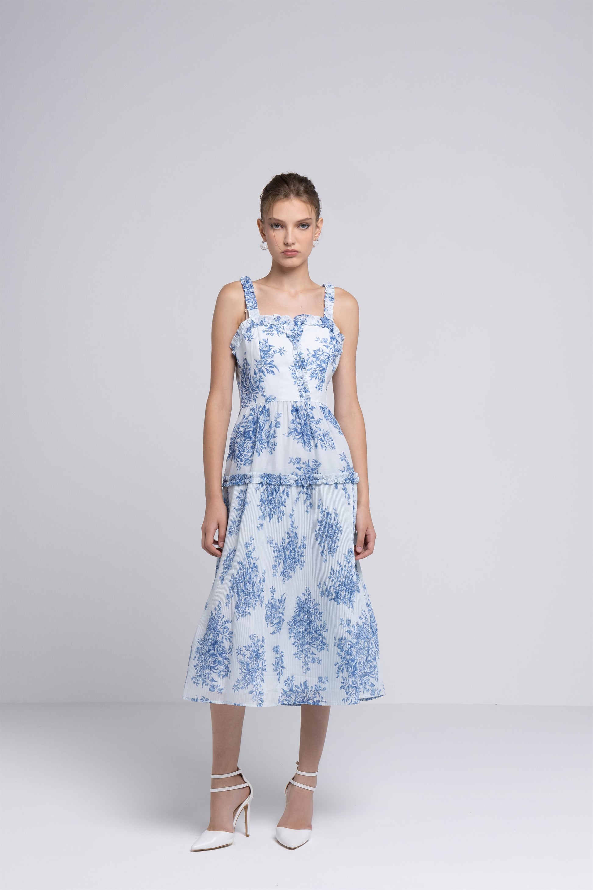 Printed Midi Dress - Femi9 EG