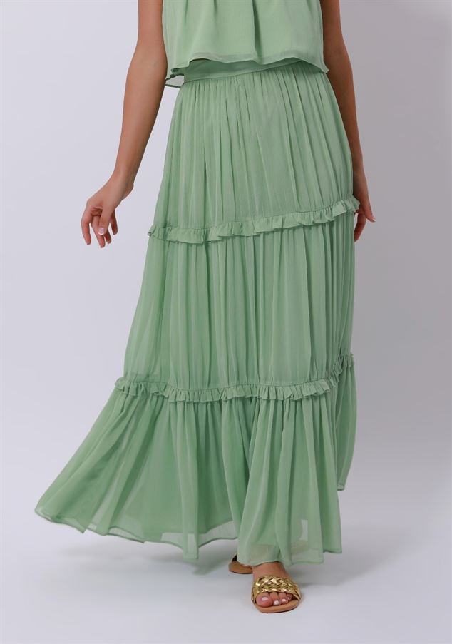 Tiered High Rise Skirt - Femi9 EG