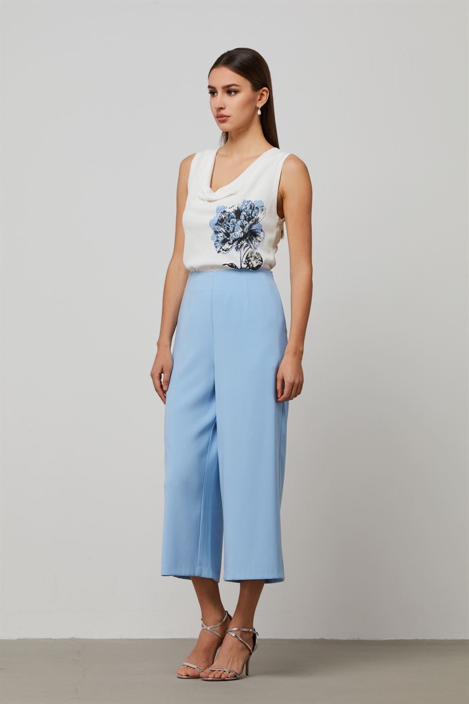 High Waist Culotte Pants - Femi9 EG