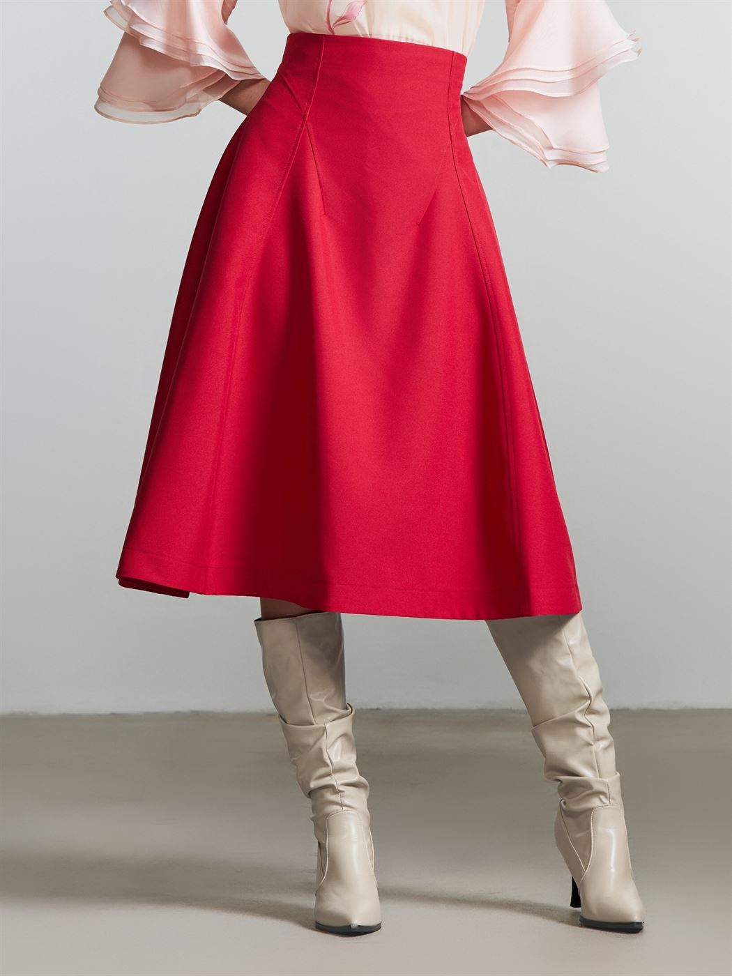 Crepe A-Line Skirt - Femi9 EG