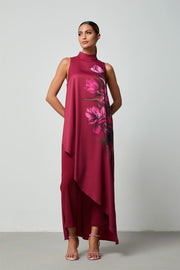 Asymmetrical Printed Top - Femi9 EG