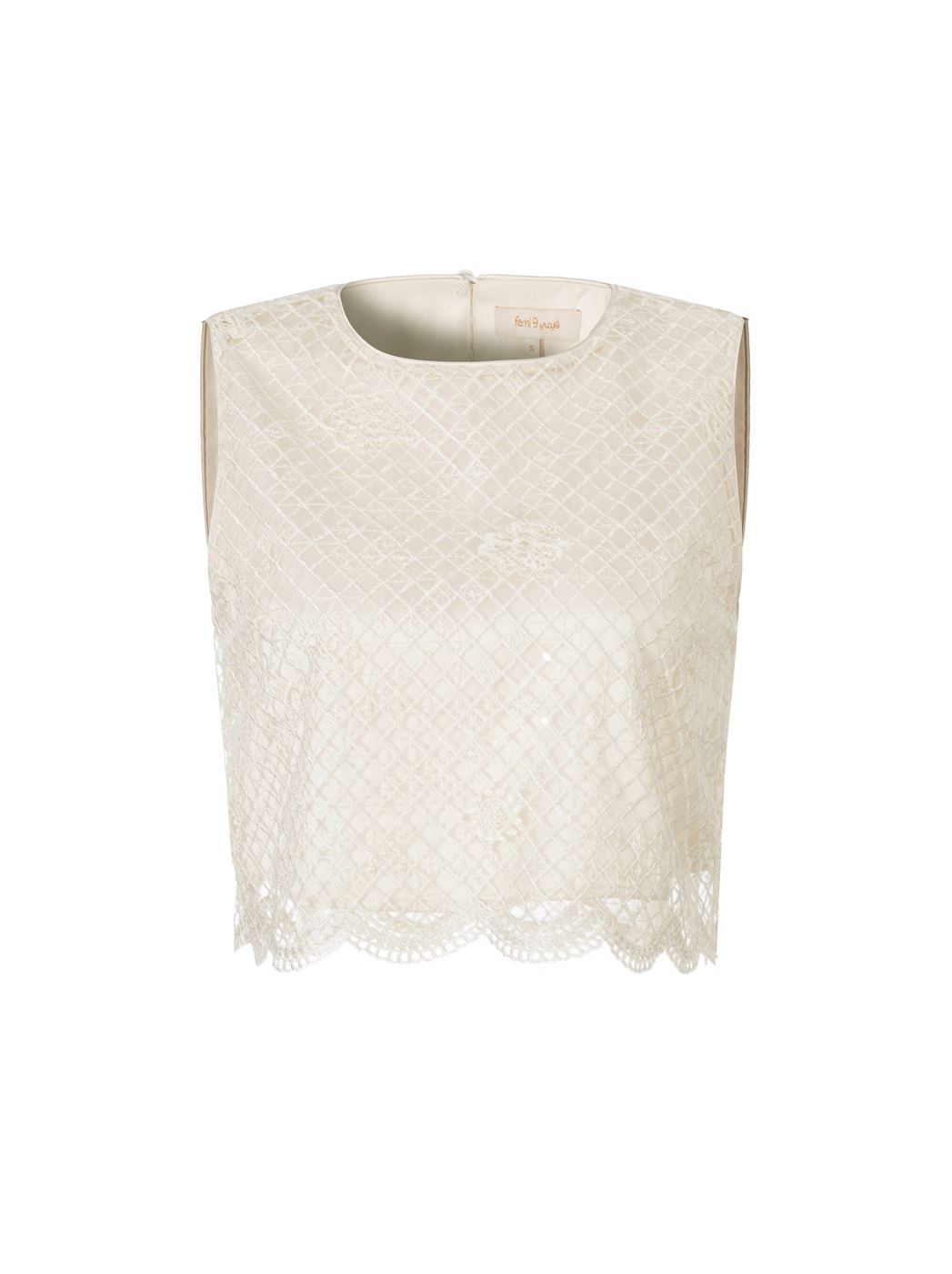 Lace Cropped Top - Femi9 EG