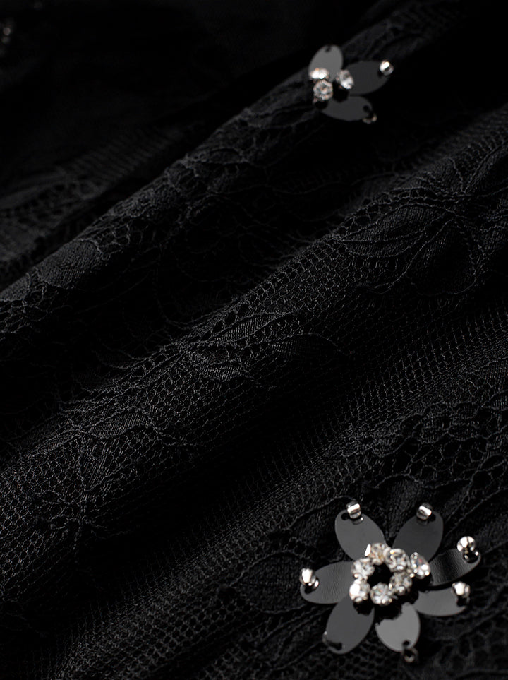 Embellished  Midi Skirt - Femi9 EG