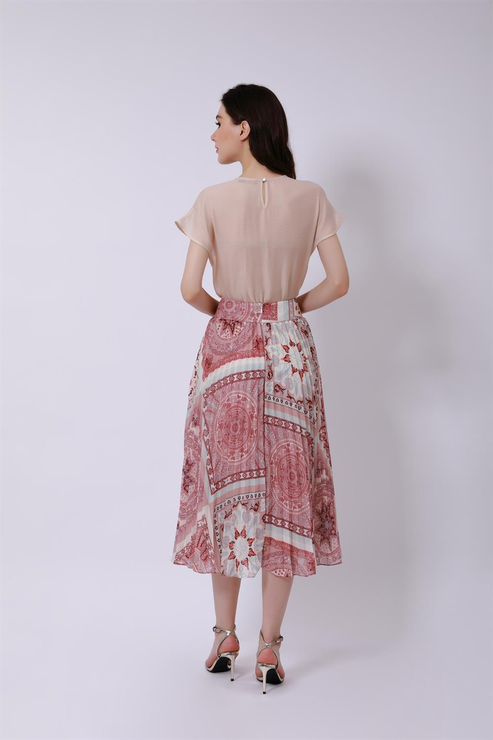 Embellished Short Sleeve Top - Femi9 EG