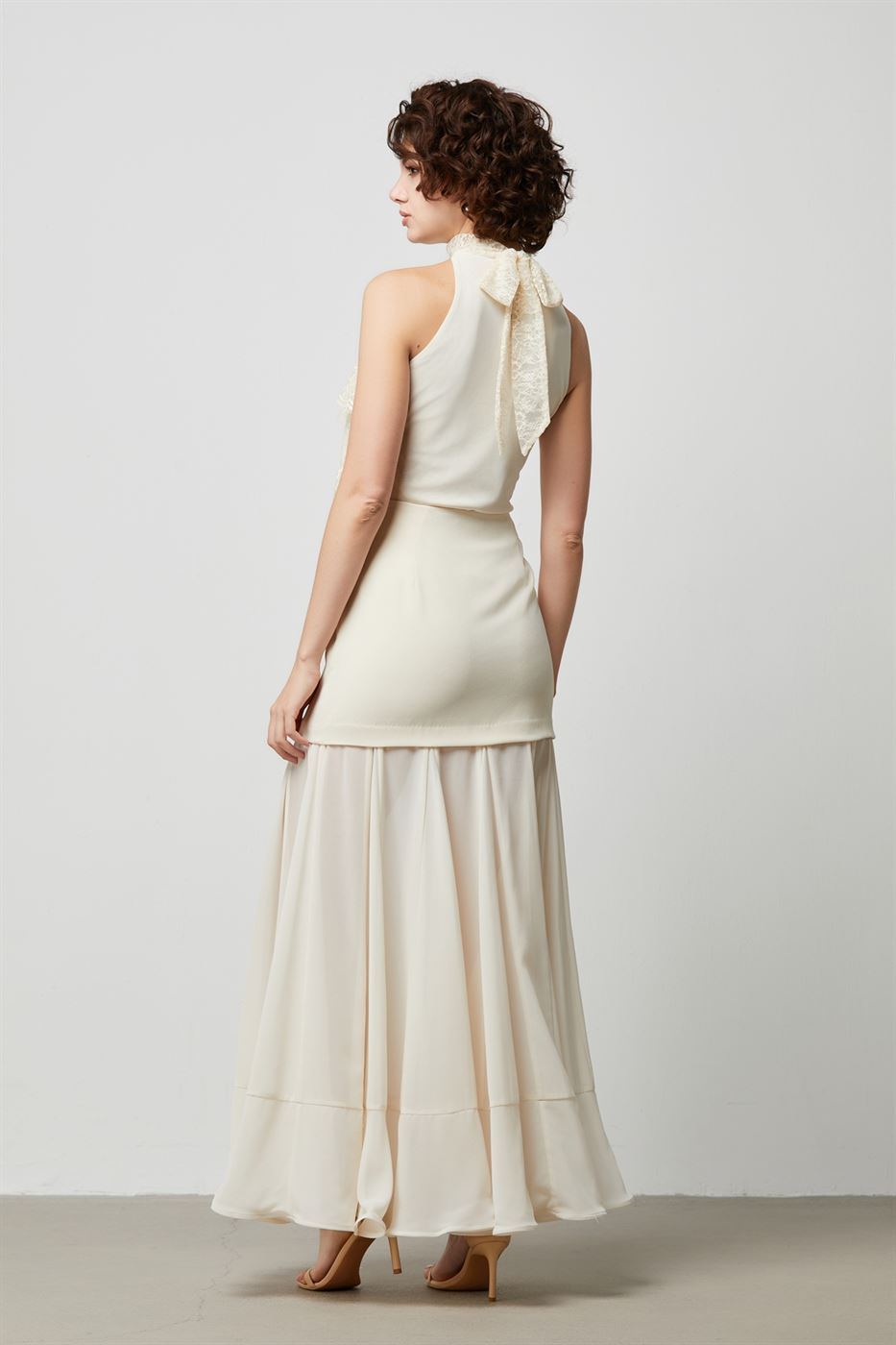 Chiffon Fit And Flair Skirt - Femi9 EG