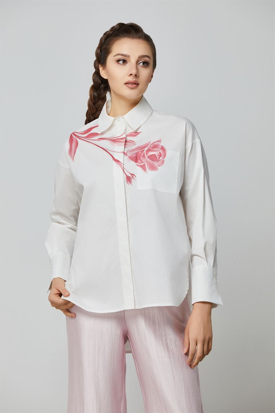 Flower Printed Shirt - Femi9 EG