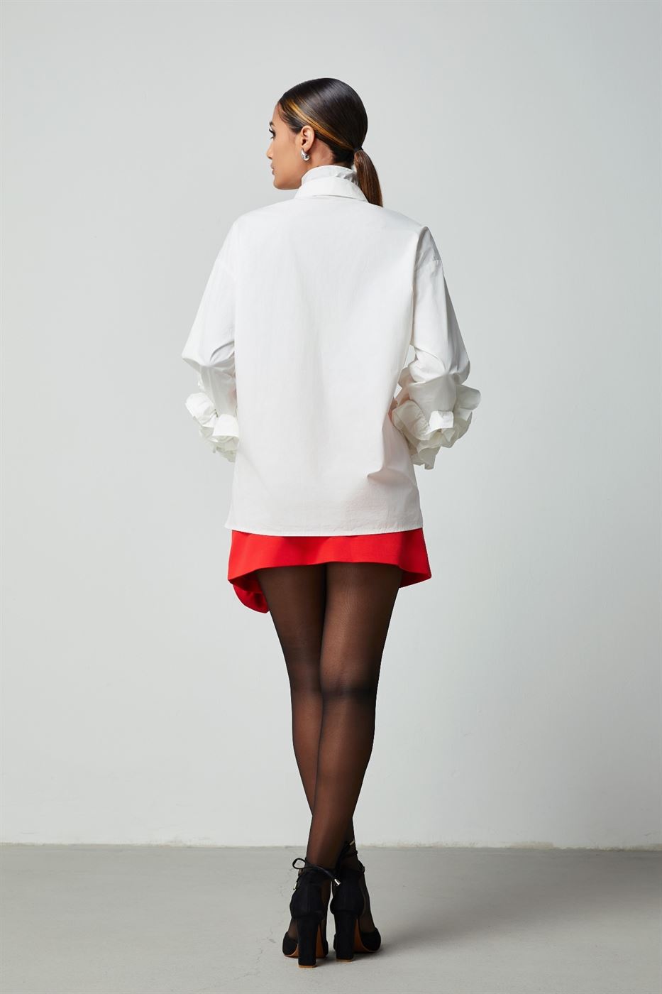 Ruffle Sleeves Shirt - Femi9 EG