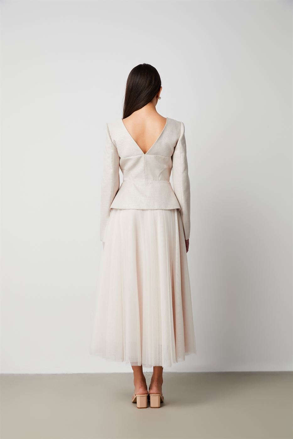 A Shape Mesh Skirt - Femi9 EG