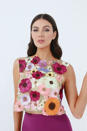 Colorful Lace Top - Femi9 EG
