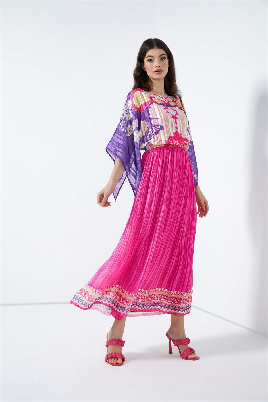 Kaftan With Placement Print - Femi9 EG