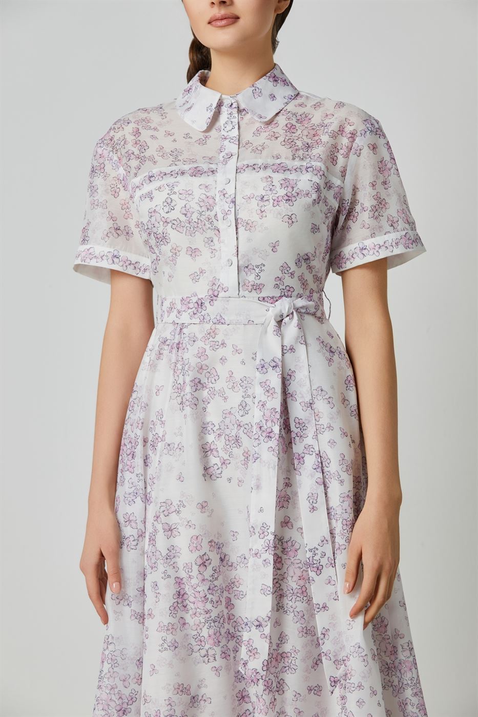 A-Line Printed Dress - Femi9 EG
