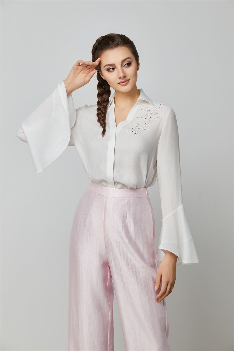Flared Sleeves Shirt - Femi9 EG