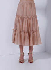 Tiered Highwaist Skirt - Femi9 EG