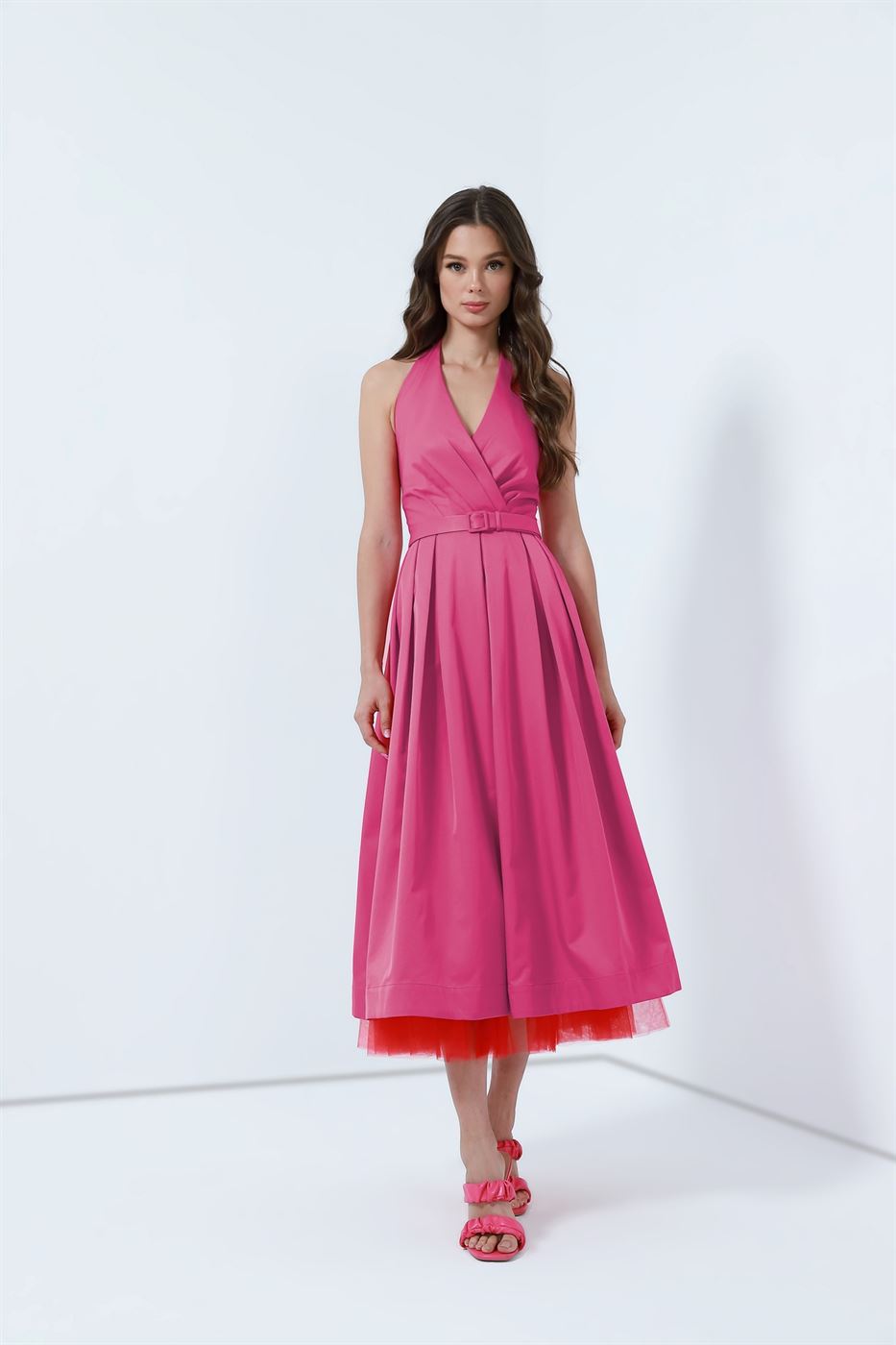 Halter Neck Dress - Femi9 EG